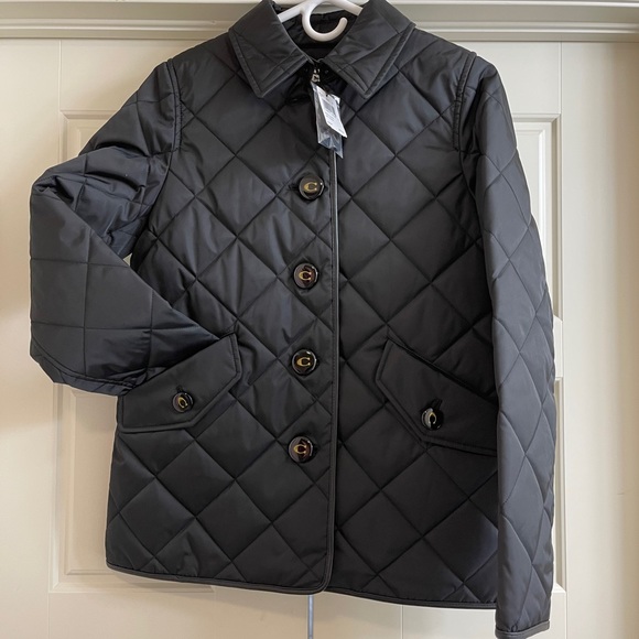 Authentic Coach Jacket Sz SMALL. NWT 🏷 MFSRP $598 - Picture 2 of 5